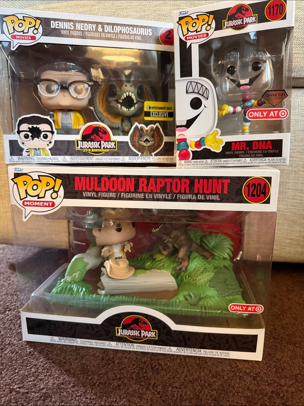 Jurassic Park Funko collection